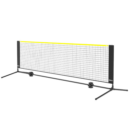 Badminton Net, Height Adjustable Volleyball Net, 10ft Wide Foldable Pickleball Net, Portable Easy Setup Tennis Net Set with Poles, Stand and Carry Bag, for Kids Backyard Game Indoor Outdoor Use