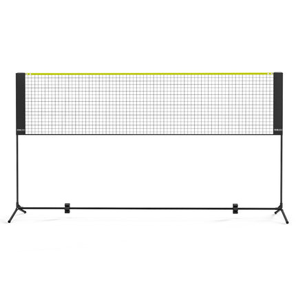 Badminton Net, Height Adjustable Volleyball Net, 10ft Wide Foldable Pickleball Net, Portable Easy Setup Tennis Net Set with Poles, Stand and Carry Bag, for Kids Backyard Game Indoor Outdoor Use