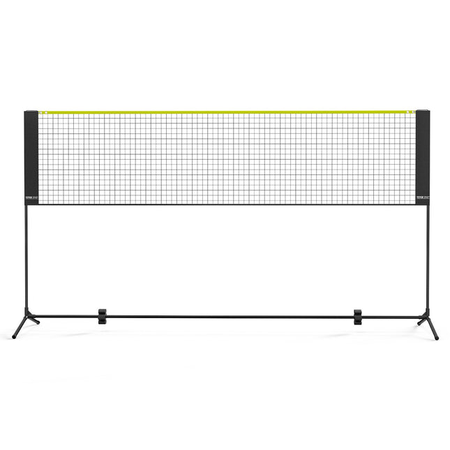 Badminton Net, Height Adjustable Volleyball Net, 10ft Wide Foldable Pickleball Net, Portable Easy Setup Tennis Net Set with Poles, Stand and Carry Bag, for Kids Backyard Game Indoor Outdoor Use