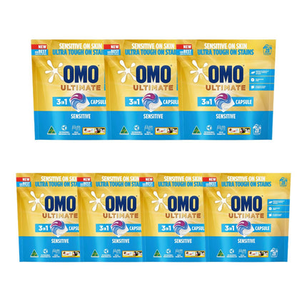 Omo Ultimate 3in1 Sensitive 196 Laundry Capsules-1960920165696802816