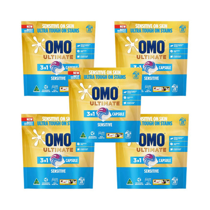 Omo Ultimate 3in1 Sensitive 140 Laundry Capsules-1960920164916662272