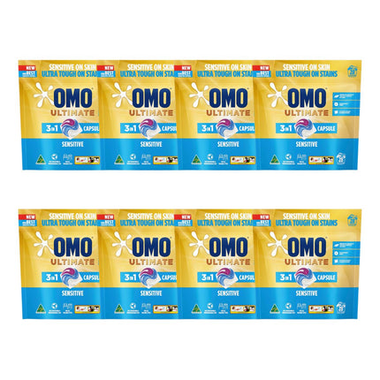 Omo Ultimate 3in1 Sensitive 224 Laundry Capsules-1960920166011375616