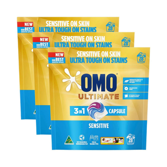 Omo Ultimate 3in1 Sensitive 84 Laundry Capsules-1960920163293466624