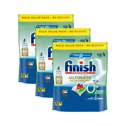 Finish Ultimate 0% Foam 240 Dishwasher Tablets-1960920166632132608