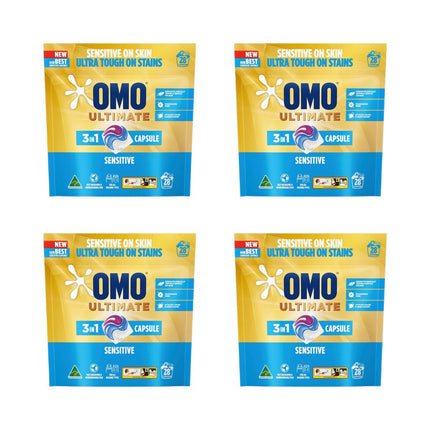 Omo Ultimate 3in1 Sensitive 112 Laundry Capsules-1960920164077801472
