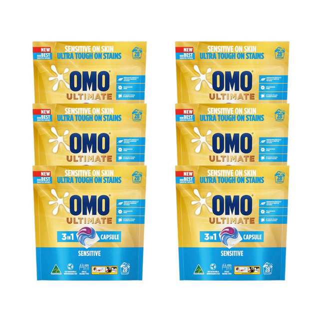 Omo Ultimate 3in1 Sensitive 168 Laundry Capsules-1973194178275971072
