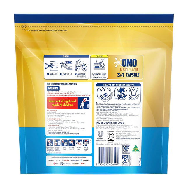 Omo Ultimate 3in1 Sensitive 84 Laundry Capsules-1960920163293466625