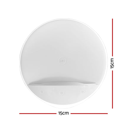 AIPOWER Bedside Lamp with Wireless Charger and Phone Holder Touch