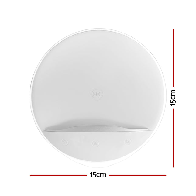 AIPOWER Bedside Lamp with Wireless Charger and Phone Holder Touch
