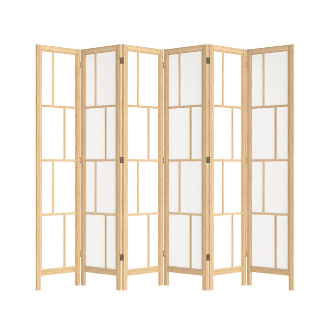 Levede 6 Panel Room Divider 170cm Freestanding Screen-1960920182692122624