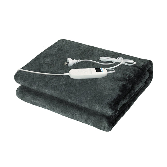DreamZ Electric Throw Blanket Heated Timer Bedding Washable Warm Winter Snuggle-1954802343790907392