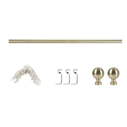 Marlow Curtain Rod Steel Quiet Rail Pole Set-1973193447661768704