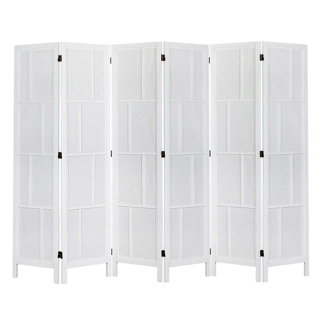 Levede 6 Panel Room Divider 170cm Freestanding Screen-1960920182868283392