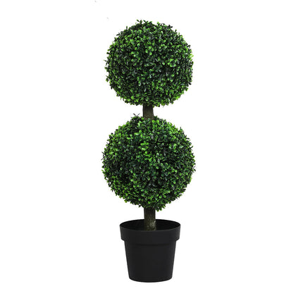 Lambu Artificial Double Ball Boxwood Trees-1973193501952839680