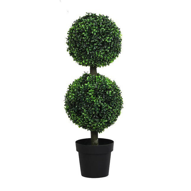 Lambu Artificial Double Ball Boxwood Trees-1973193501952839680