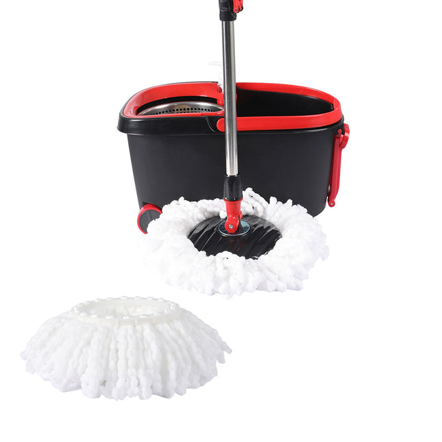 Cleanflo Spin Mop Bucket Set 360? Degree Black-1954802719583768576