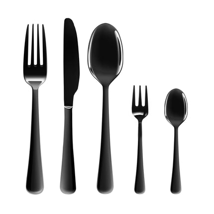 Stainless Steel Cutlery Set Travel Knife Black-1973193929255948288