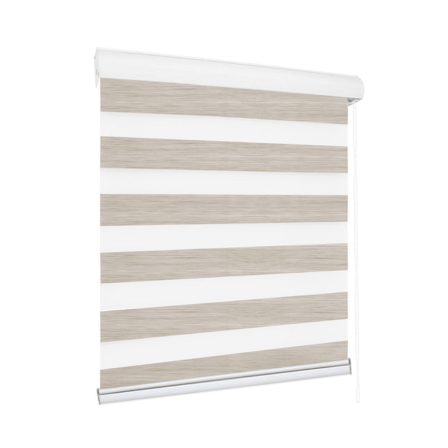 Marlow Blackout Zebra Roller Blind Curtains 60x210 Beige-1975420491535618048