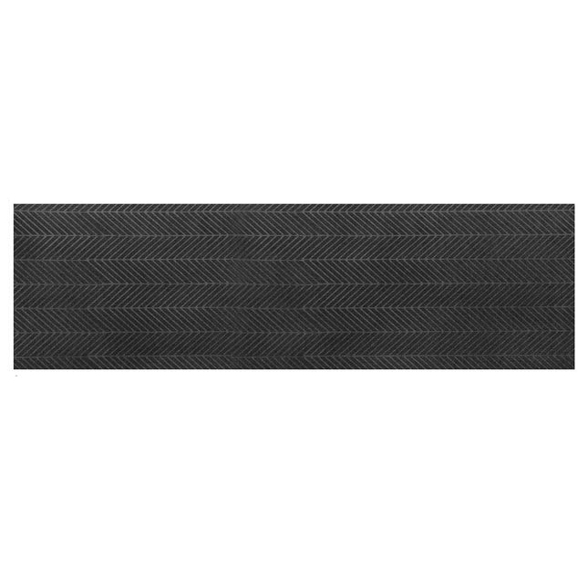 Marlow Extra Large Floor Rug Non Slip 90cm x 305cm Grey-1975420340691668992