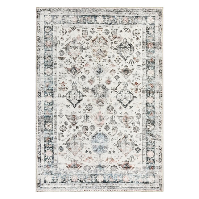 Marlow  Floor Rug Vintage Short Pile Washable Carpet Soft Plush Non Slip 200x290-1973193448945225728