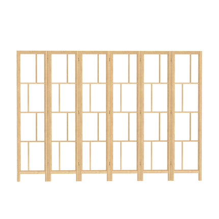 Levede 6 Panel Room Divider 170cm Freestanding Screen-1973194197183893505
