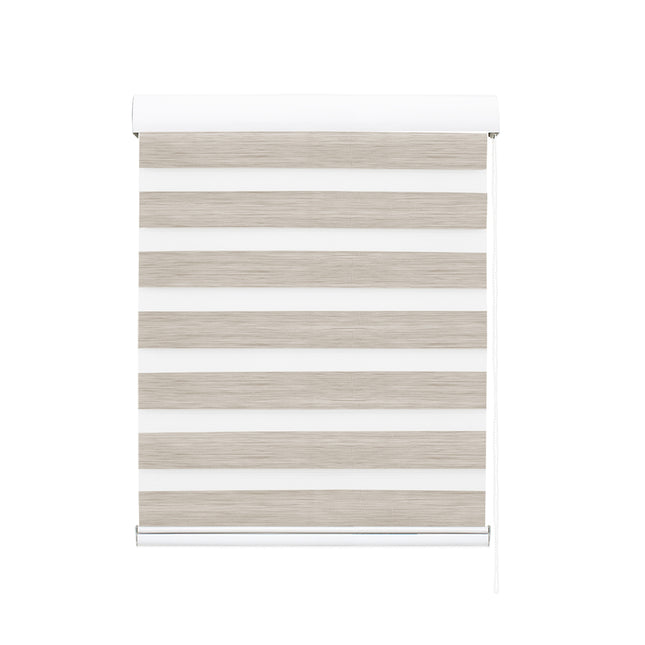 Marlow Blackout Zebra Roller Blind Curtains 60x210 Beige-1975420491535618049