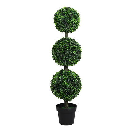 Lambu Artificial Triple Ball Boxwood Trees-1975420333049647105