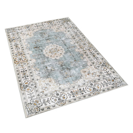 Marlow Floor Rug Short Pile Washable Vintage Carpet Soft Plush Non Slip 80x120-1954802391035547649