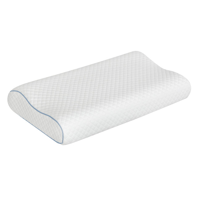 Dreamz Memory Pillow Supprt Shoulder FoamWhite Pillowcase-1954802476863590401