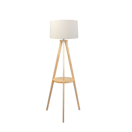 EMITTO Tripod Floor Lamp with Shelf-1954802835845681153