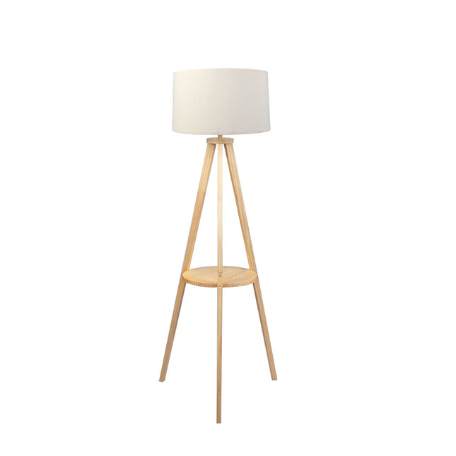 EMITTO Tripod Floor Lamp with Shelf-1954802835845681153