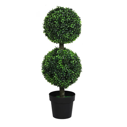 Lambu Artificial Double Ball Boxwood Trees-1973193501952839681