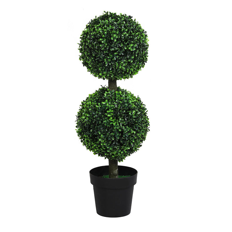 Lambu Artificial Double Ball Boxwood Trees-1973193501952839681