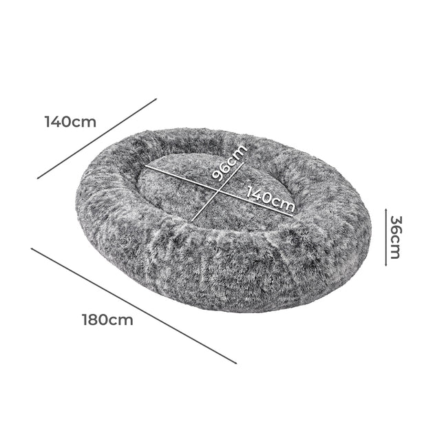 TheNapBed Memory Foam Pet Bed Grey Charcoal-1954802572904763394