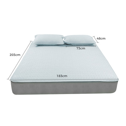 DreamZ Latex Cooling Bed Sheet Set Fitted 3PCS King-1954802917701718018