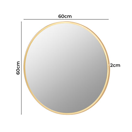 Yezi Wall Mirror Bathroom Makeup Mirrors 70cm-1954803007560486914