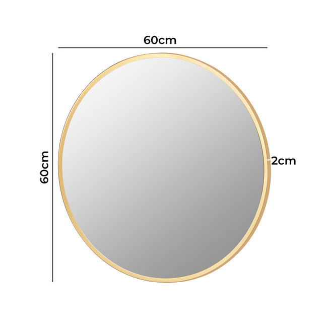 Yezi Wall Mirror Bathroom Makeup Mirrors 70cm-1954803007560486914