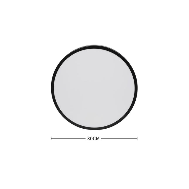 EMITTO 3-Colour Ultra-Thin 5CM LED Ceiling 36W Black-1973193950449766402