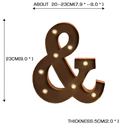 LED Metal Letter Lights Free Standing-1954803062946271234