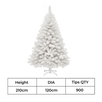 Santaco 2.1M 900 Tips White Christmas Tree-1952534165236879362