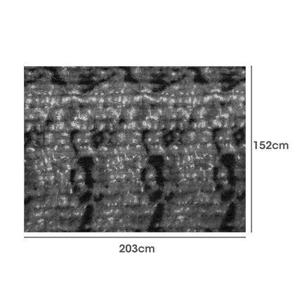 Dreamz Luxury Tie-dyed Blanket Grey 152cm x 203 cm-1954802367035740162