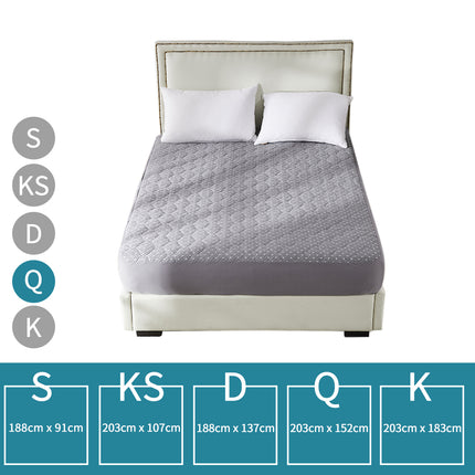 Dreamz Mattress Protector Topper Bamboo Queen-1954802844926349314