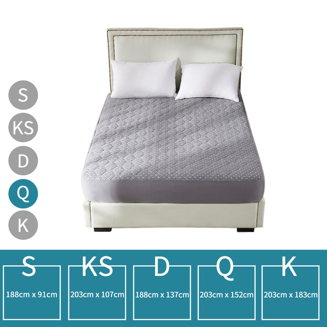 Dreamz Mattress Protector Topper Bamboo Queen-1973193964702011394