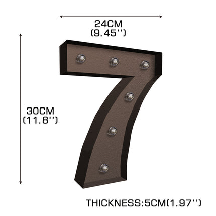 LED Metal Number Lights Free Standing-1973194202217058306