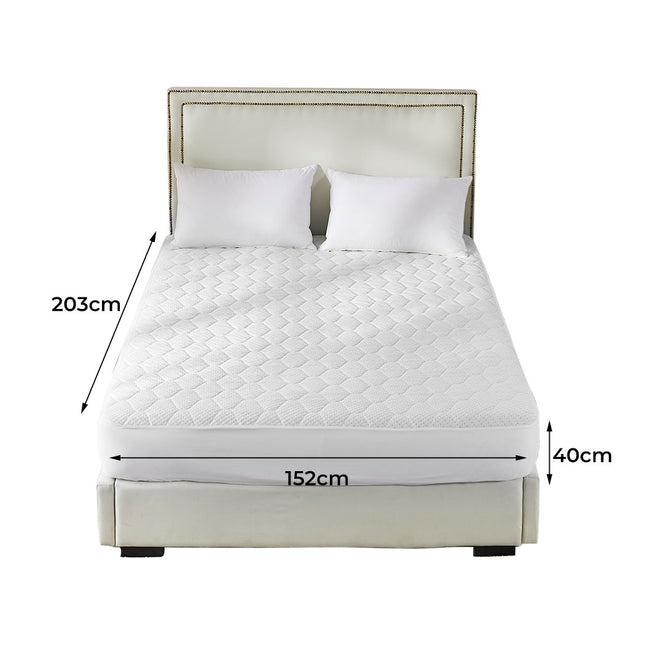 Dreamz Mattress Protector Topper Bamboo Queen-1954802845916205058