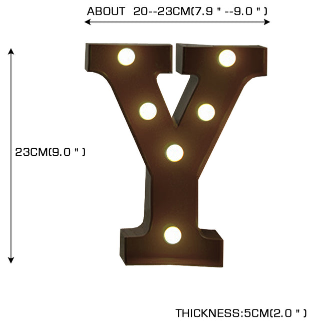 LED Metal Letter Lights Free Standing-1954803064095510530