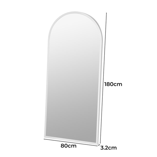 Yezi Floor Mirror Full Length Mirrors 1.8M White-1975420501320929282