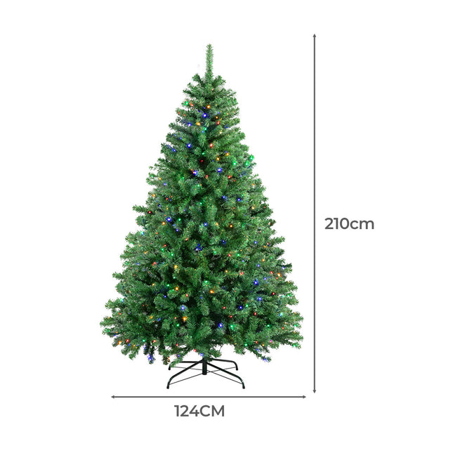 SANTACO Artificial Led Christmas Tree 2.1M-1954802335452631042