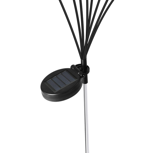 Firfly Solar Lawn Lights 8LED 4PC Outdoor Black-1954802836537741315