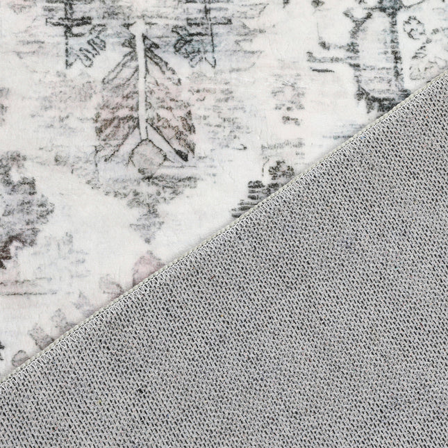 Marlow  Floor Rug Vintage Short Pile Washable Carpet Soft Plush Non Slip 80X120-1954802389546569731